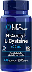Life Extension N-Acetyl L-Cysteine 600mg 60 Κάψουλες