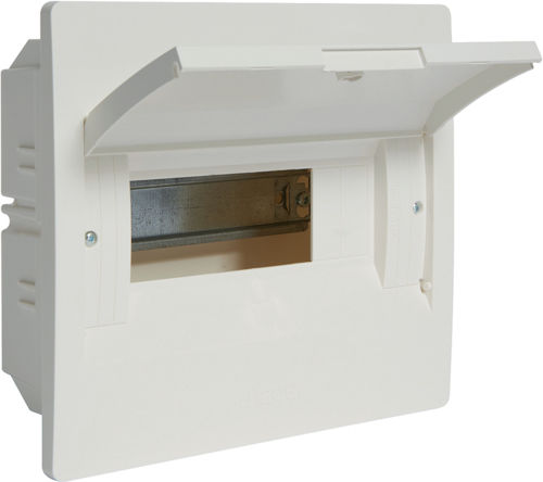 Hager Cosmos Tablou electric Încastrat, 1 Rând, 8 Elemente L236xA206xP72mm