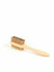 Tarrago Shoe Brush Double-Sided Brass and Rubber Bristle 1pcs