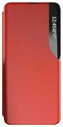Ancus Smart Flip Book Δερματίνης Κόκκινο (Galax...