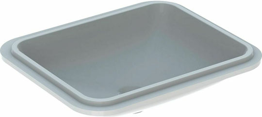 Geberit VariForm Sub Blat Chiuvetă Porțelan 58x49x12.7cm Alb