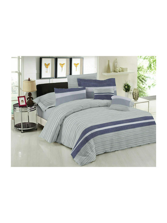 Le Blanc Brooklyn Σετ Σεντόνια Μονά 170x270εκ. Ice (3τμχ)