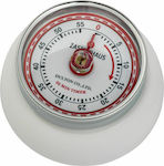 Zassenhaus Αναλογικό Χρονόμετρο Κουζίνας Speed Αντίστροφης Μέτρησης White