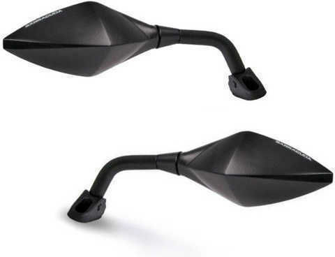 Barracuda Motorcycle Mirror 1pcs Black