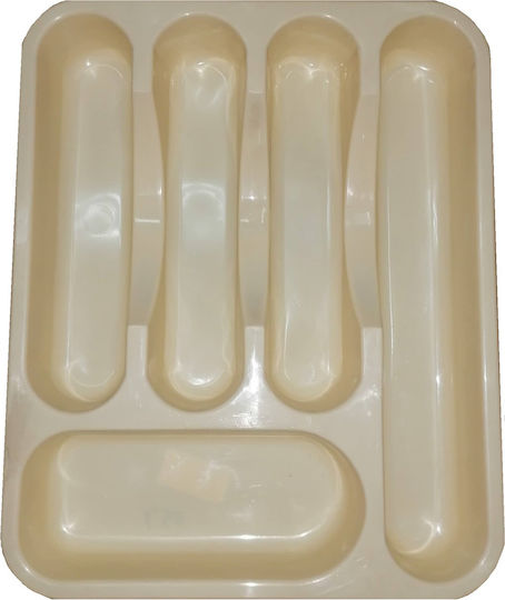 Tăvi Pentru Tacâmuri De Sertar 50023 Din Plastic 33x26cm Bej Tăvi Pentru Tacâmuri De Sertar 50023 Din Plastic 33x26cm Bej