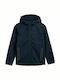 Kids' Casual Jacket Short with Hood Blue