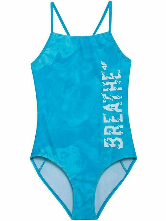 4F Kids Swimwear One-Piece Turquoise