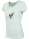 4F Women's Athletic T-shirt Turquoise