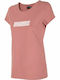 4F Women's Athletic T-shirt Pink