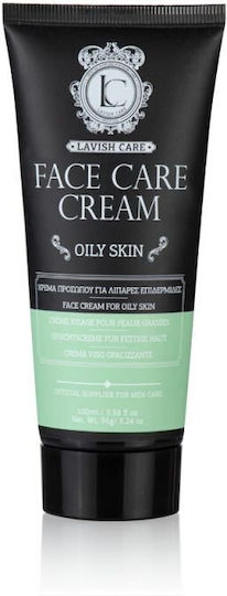 Lavish Care Oily Skin Ενυδατική & Ρυθμιστική Κρέμα Προσώπου με Aloe Vera & Πανθενόλη 100ml