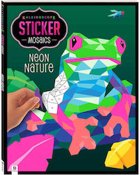 Hinkler Stickers Kaleidoscope Sticker Mosaic: Neon Nature