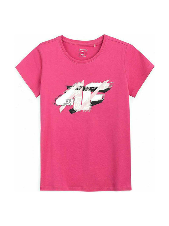4F Kids' T-shirt Fuchsia