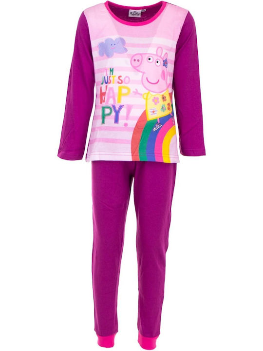 PEPPA PIG PYJAMA LONG SLEEVES (PURPLE)