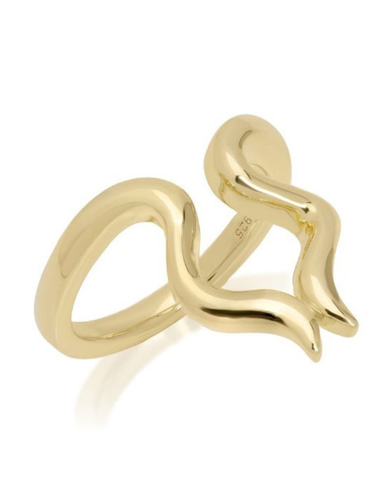 Jcou Like The Wind Ring made of Silver Gold Plated