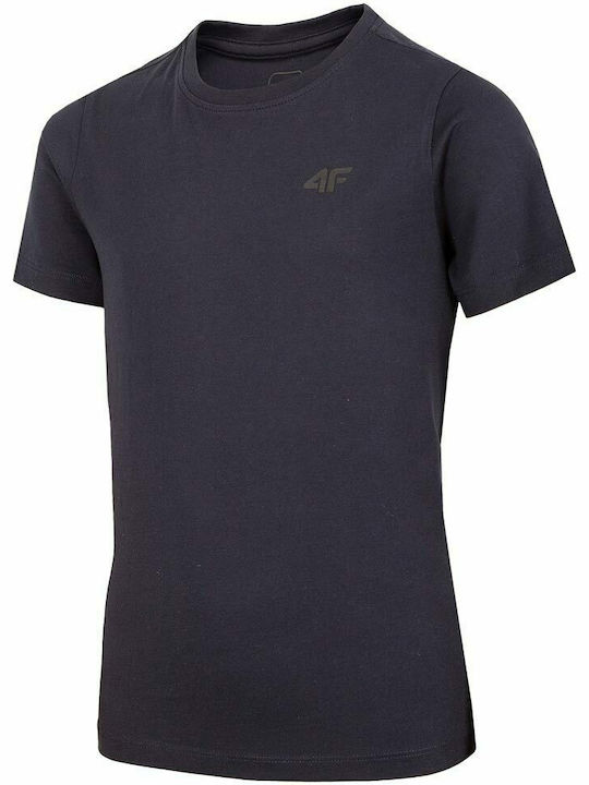 4F Παιδικό T-shirt Navy Μπλε
