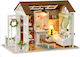 Loco Δωμάτιο Σαλόνι με Έπιπλα και Φως LED Dollhouse with Furniture