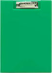 Two-panel folder with spring green