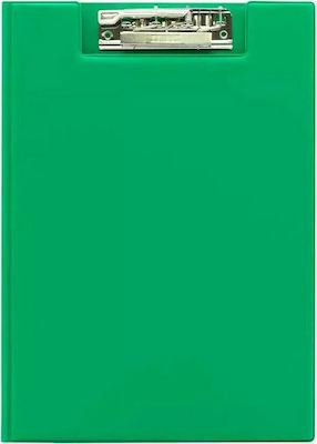 Two-panel folder with spring green