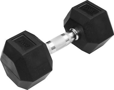 Pegasus Rubber Hexagon Dumbbell 1 x 9kg