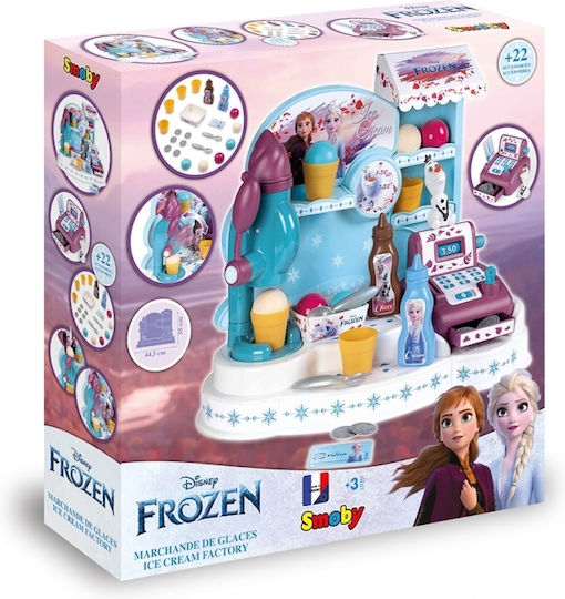 Smoby Frozen Ice Cream Factory Frozen For 3+ Years 22pcs