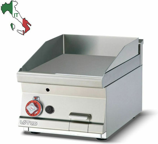 Lotus Gewerbliche Flachgrillplatten LPG 40x60x28cm 6kW mit glatter & geriffelter Platte