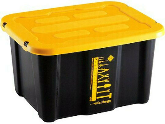Hega Hogar Plastic Storage Box with Lid 17lt