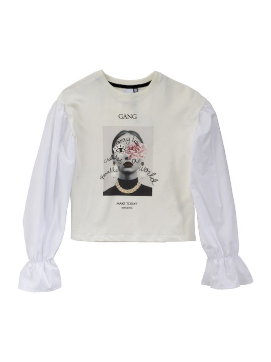 Gang Kids Blouse Long Sleeve Ecru