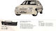 Hella Spoiler Αυτοκινήτου Μπροστά Συμβατό με Opel Kadett E 1984-1991
