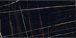 Karag Forest Πλακάκι Δαπέδου Εσωτερικού Χώρου Πορσελανάτο Ματ 120x60cm Black Meridien