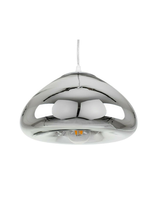 GloboStar Cristin Pendant Lamp E27 Silver