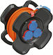 Brennenstuhl Waterproof Extension Reel Cord 3 x 2.5mm²/10m Black
