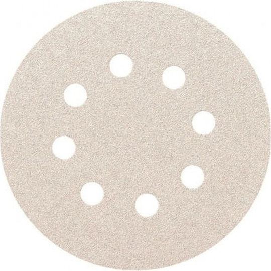Smirdex 510 White Line Orbital Sander Sanding Sheet K600 with 8 Holes 125x125mm