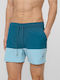 4F Men's Swimwear Striped Shorts Blue