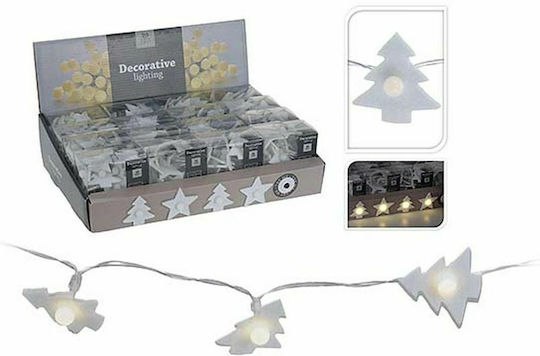 10 Lights LED Warm White Battery in String 1pcs