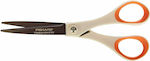 Fiskars Scissors 18cm with Metallic Blade White