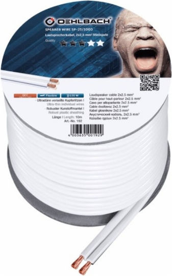 Oehlbach SP-15 Speaker Cable Unterminated 10m (D1C191)