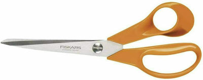 Fiskars Scissors for Crafts 21cm with Metallic Blade Orange