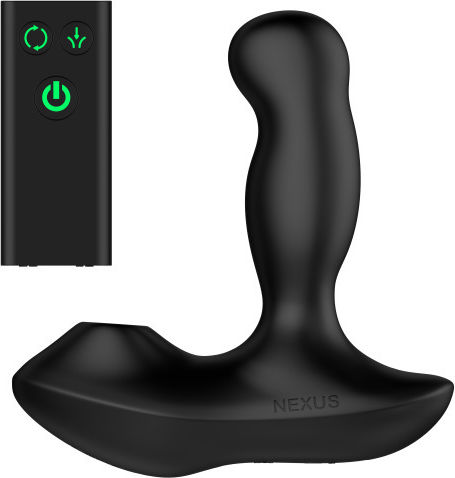 Nexus Revo Air Dop Anal cu Funcție Wireless și Vibrație Neagră 13.8cm