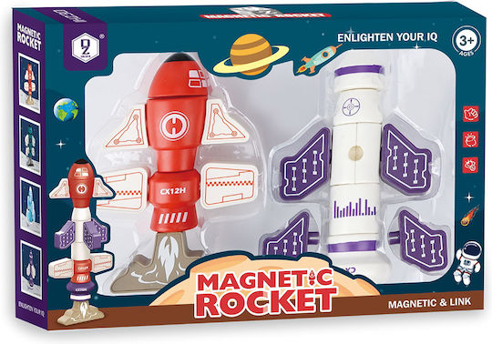 Zita Toys Magnetisches Bau- und Konstruktionsspielzeug Raumfahrzeug Für Kinder Ab 3 Jahren
