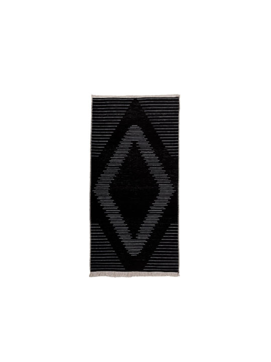 InTheBox Sight Teppich Rechteckig Synthetisch,Polyester/Cotton/Leather Black / Grey