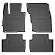 Frogum Set of Front and Rear Mats 4pcs for Mitsubishi Eclipse Cross 2018 Black