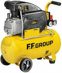 F.F. Group AC-D 224 Easy Cu o singură fază Compresor de aer cu Putere 2hp și Rezervor de aer 24lt 47243