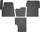 Frogum Set of Front and Rear Mats 4pcs for Peugeot Traveller 2017 Black