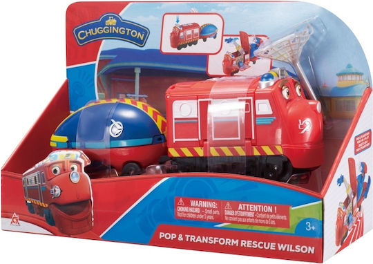Just Toys Chuggington Pop & Transform Rescue Wilson Влакче за 3+ години+ Години