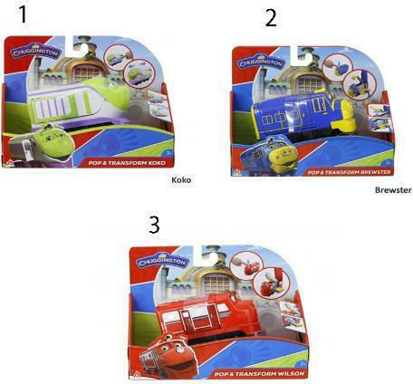 Just Toys Chuggington Pop & Transform Trenuleț pentru 3+ ani+ Ani (Diverse modele) 1 buc