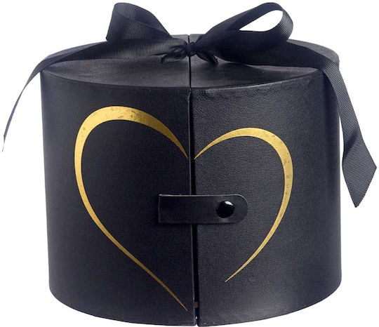 JK Home Decoration Paper Box for Gift Black 17x22cm.