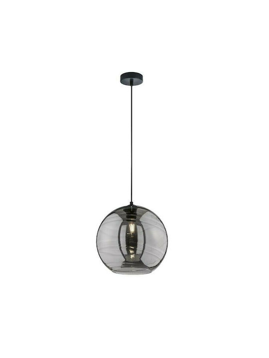 Fischer Honsel Opie Pendant Light Single-Light for Socket E27 Black