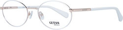 Guess Metal Eyeglass Frame Silver GU8239-024