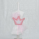 HAPPYNESS christening candle crown