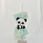 HAPPYNESS christening candle panda